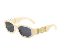 HYYZZC Retro Irregular Sunglasses for Women Men Fashion Small Frame Sun Glasses Shades UV400,A,1PC