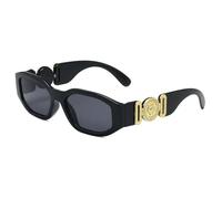 HYYZZC Retro Irregular Sunglasses for Women Men Fashion Small Frame Sun Glasses Shades UV400,F,1PC