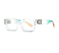 HYYZZC Retro Oversized Square Sunglasses UV400 Fashion Classic Luxury Sunglasses Men Women Big Frame Trend Sun Glasses Punk Shades,Transparent clear,One size