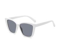 HYYZZC Trendy UV Protection Sunglasses Men Women Fashion Cat Eye Outdoor Travel Goggles Vintage Retro Ultralight Sun Glasses,WHITE