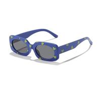 HYYZZC UV400 Heart Print Children Sunglasses Cute 2-8 Years Protection Eyewear Kids Rectangular Sun Glasses,C4,1PC