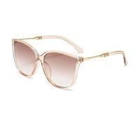 HYYZZC Vintage Cat Eye Sunglasses Woman Retro Mirror Sun Glasses Female Eyewear Fashion Driving Shades,brown