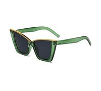 HYYZZC Vintage Cat Eye Sunglasses Women Small Frame Sun Glasses Female Retro Shades Fashion,C,1PC