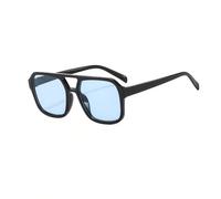 HYYZZC Vintage Oversized Sunglasses Women Retro Big Frame Sun Glasses Female Black Yellow Style Glasses,C