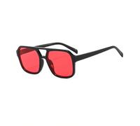 HYYZZC Vintage Oversized Sunglasses Women Retro Big Frame Sun Glasses Female Black Yellow Style Glasses,D
