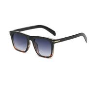 HYYZZC Vintage Sunglasses Men Anti-Blue Light Glasses Fashion Gradient Driving Shades Leopard Black,GRAY