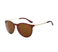 HYYZZC Vintage Women's Sunglasses Polarized Classic Anti Glare Driving Sun Glasses For Men Shades Female,C5