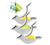 HyzaPhix 3pcs Lemon Juicer, Manual Lemon Squeezer Portable Lime Juicer, Bird Shape Hand Press Juicer for Orange Lemon Lime Pomegranate (bird)