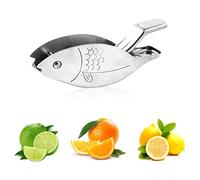 HyzaPhix Lemon Squeezer - Stainless Steel Manual Citrus Juicer for Lemon, Orange, Lime & Pomegranate