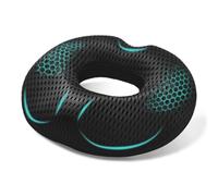 HYZCXPL Donut Cushion & Coccyx Pillow for Tailbone Pain Relief with Large Airflow Hole, Dual U-Shape & Thigh Slope, Memory Foam Seat Cushion for Hemorrhoids, Postpartum - Office, Car, Wheelchair