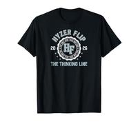 Hyzer Flip Thinking Line Disc Golf Crest T-Shirt