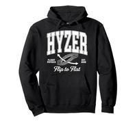 Hyzer Flip to Flat Disc Golf Flight Physics Pullover Hoodie
