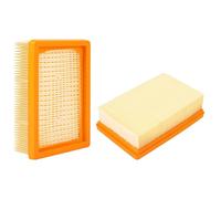 Hyzevee 2 Pack Karcher WD5 WD6 WD4 Filter Replacement, Flat Pleated Filter for Karcher Wet and Dry Vacuum Cleaner Accessories, Compatible with MV4 MV5 MV6, Replaces 28630050 2.863-005.0 KFI 4410