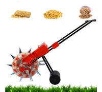 HYZHANHONG 10 mouths,Portable Single Nozzle Handheld Seeder, 6-Nozzle Hand Push Park Drum Seeder Suitable for Mountainous, Hilly, Orchard, Water And Drought Prone Areas