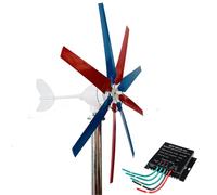 HYZHANHONG 1000W 12V 24V48V Wind Turbine Generator, Low Start-Up Speed Spiral Blade Design, High-Efficiency Windmill for Boats,Off-Grid Applications,12V