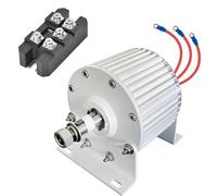 HYZHANHONG 1000W Low RPM Permanent Magnet Generator 12V 24V 48V 96V 120V 220V Rare Earth Alternator for Wind Turbine (With Base),48V