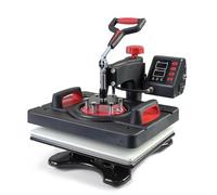 HYZHANHONG 110V, 360-Degree Swing Multifunctional 8-In-1 Heat Press Machine, Digital Heat Transfer Sublimation Printer for Mugs Caps Plates Creative Gifts Making