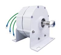 HYZHANHONG 12000W 12V-220V Low RPM Permanent Magnet Generator with Base Gearless Permanent Magnet Generator Motor DIY for Wind Turbine Water Turbine,12V