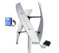 HYZHANHONG 12V,No Noise 12000W 110V/220V Vertical Wind Turbine Generator Kit 3 Blades Wind Turbines Motor with Charge Controller Efficient for Outdoor Garden