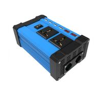 HYZHANHONG 12V TO 220V,Car Power Inverter, High Efficiency Sine Wave Inverter with Dual AC Outlets And 4 USB Car Chargerdc 12V To 110V/220V AC Converter for Outdoor Emergency Blue