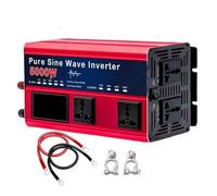HYZHANHONG 12V To 220V Power Inverter, 5000 Watt Pure Sine Wave DC 72V To AC 110V Car Inverter Converter with LCD Display for Home, RV, Truck, Off-Grid Solar Power,72V TO 220V