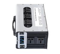 HYZHANHONG 1500W Pure Sine Wave Inverter 12V 24V 48V 60V 72V DC To 110V/220V AC Converter, 3000W Peak Power Inverter with LCD Display for Home, RV, Truck, Off-Grid Solar,24V TO 220V