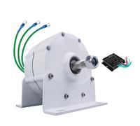 HYZHANHONG 16000W 12V-220V 3 Phase Gearless Permanent Magnet Generator with MPPT Wind Controller Electric AC Alternator for Wind Turbine Water Turbine,12v