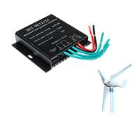 HYZHANHONG 16000W Wind Turbine MPPT Charge Controller 12V 24V Auto 48V MPPT Wind Wind Controller for Lithium Battery, Solar Panels Or Wind Generator,Black,220V