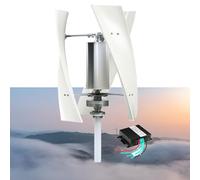 HYZHANHONG 220V, 9000W Vertical Three-Phase Magnetic Levitation Wind Turbine Generator,12V 24V 48V 220V Low Noise Generator Wind Turbines W/Controller for Home, Outdoor Use