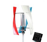HYZHANHONG 24V,6000W-9000W Vertical Portable Wind Turbine Turbine Wind Power Kit, 12V 24V 48V 3 Blades No Noise Magnetic Levitation Upright Wind Generator with Controller
