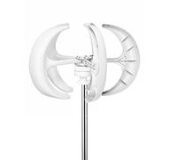 HYZHANHONG 48V, 5 Blades Low Noise 220V DC Wind Power Kit 12000W Vertical Axis Wind Turbine Generator, with Controller, for Home Camping 12V 24V 48V 220V