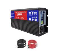 HYZHANHONG 5000W Pure Sine Wave Inverter 12V 24V 48V 60V 72V DC To 110V 220V AC Converter, Power Inverter for Truck, Home, RV, Off-Grid Solar Power Inverter,12V To 110V,24V to 110V 60HZ