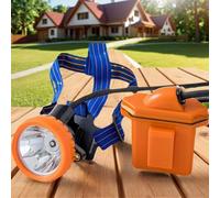 HYZHANHONG 5W Super Bright Headlight Safety Mining Headlamp, 5200Mah Mining Light Rechargeable Coal Mine Lamp Explosion Proof Mining Light IP68 Waterproof