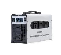 HYZHANHONG 72V TO 110V,1500 Watts Pure Sine Wave Power Inverter, DC 12V 24V 48V 60V 72V To 110VAC Converter, Peak 3000W Outlets, for Home Appliances, RV Camping, Off-Grid Solar,72V To 110V