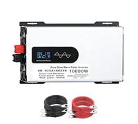 HYZHANHONG 72V to 120V,12V 24V 48V 60V 72V DC To AC 120V/240V High Power Pure Sine Wave Inverter with 2 AC Sockets Power Inverters for RV,Truck,Solar (10000W)