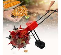 HYZHANHONG 8 mouths,Agricultural Seed Distributor, Lawn Garden Spreader with Adjustable Sowing Depth, Compost Spreader with Upgraded Handle, Corn, Cotton, Soybean, Peanut Planter