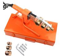 HYZHANHONG 800W High Power Electronic Constant Temperature Hot Melt Machine Water Pipe Welding Water Pipe Hot Melt Device(With 3 Die Heads)