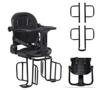 HYZHANHONG Black,Folding Portable Child Seat, Rear Frame Mounted Baby Bicycle Seat Suitable for Children Aged 2 To 8 Years Old with A Rear Seat Design for Children's Bicycles