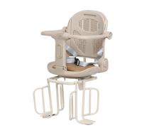 HYZHANHONG Deep coffee,Folding Portable Child Seat, Rear Frame Mounted Baby Bicycle Seat Suitable for Children Aged 2 To 8 Years Old with A Rear Seat Design for Children's Bicycles