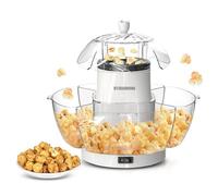 HYZHANHONG Hot Air Popcorn Machine, Fully Automatic Popcorn Puffing Machine, Oil-Free,One Click Operation, Modern Kitchen Appliances