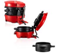 HYZHANHONG Household Burger Sandwich Maker, Multifunctional Hamburger Machine, Fried Egg And Steak Machine, Double-Layer Annular Heating, for Egg,Steaks