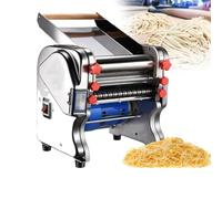 HYZHANHONG Stainless Steel Electric Small Noodle Machine,Household Noodle Pressing Automatic Noodle Machine for Making Noodles, Buns And Dumplings (550W)