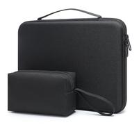 HYZUO 13.3-14 Inch Hard Shell Laptop Case Sleeve for MacBook, Black | for MacBook Pro 14 M5-M1 Pro/Max A3426 A3427 2026-2021, MacBook Pro/Air 13, Dell Pro 13/14 Premium, 13.8"-13" Surface Laptop