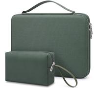 HYZUO 13.3-14 Inch Hard Shell Laptop Case Sleeve for MacBook, Moss Green