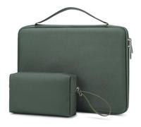 HYZUO 13.3-14 Inch Hard Shell Laptop Sleeve Case for MacBook Pro 14 M5/M4/M3/M2/M1, MacBook Pro/Air 13, Dell Pro 13/14 Premium, XPS 13, 13.8"-13" Surface Laptop, HP Spectre X360 13/14, Moss Green