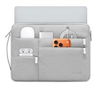 HYZUO 13.3-14 Inch Laptop Case Sleeve Bag for MacBook Pro 14 M5, Light Grey