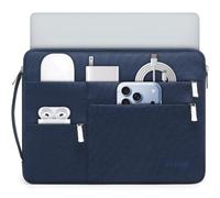 HYZUO 13.3-14 Inch Laptop Case Sleeve Bag for MacBook Pro 14 M5, Navy Blue | for MacBook Pro 14 M5-M1 Pro/Max A3426 A3427 2026-2021, MacBook Air/Pro 13.3, Case for 13.3 13.5 13.8 Surface HP Dell Lenovo