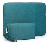 HYZUO 13.3-14 Inch Laptop Case Sleeve Bag Set for MacBook Pro, Dark Green | for MacBook Pro 14 M5-M1 Pro/Max A3426 A3427 2026-2021, MacBook Air/Pro 13.3, Case for 13.3 13.5 13.8 Surface Book/Laptop HP