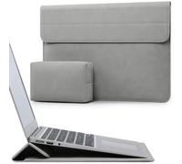 HYZUO 13.3-14 Inch Laptop Case Sleeve with Stand Feature, Light Grey | for MacBook Pro 14 M5/M4/M3/M2/M1 A3426 A3427 2026-2021, MacBook Pro/Air 13.3, 13.5 13.8 Surface Laptop,HP Spectre X360 13/14