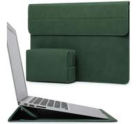 HYZUO 13.3-14 Inch Laptop Case Sleeve with Stand Feature, Midnight Green | for MacBook Pro 14 M5/M4/M3/M2/M1 A3426 A3427 2026-2021, MacBook Pro/Air 13.3, 13.5 13.8 Surface Laptop,HP Spectre X360 13/14